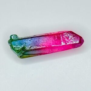 Gemstone Pink & Green Aura Heart Chakra Love Quartz Positive Energy Crystals